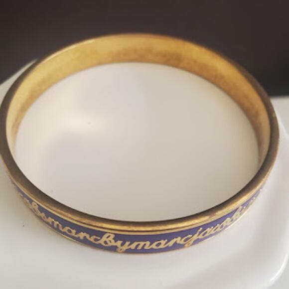 Marc by Marc Jacobs Purple and Gold Bangle Bracelet - Picture 5 of 7